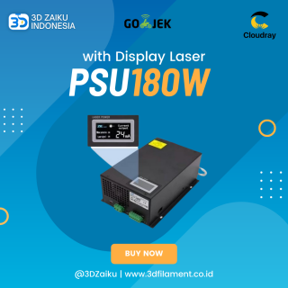 Zaiku Power Supply CO2 Laser with Display Laser CO2 180 Watt 180W